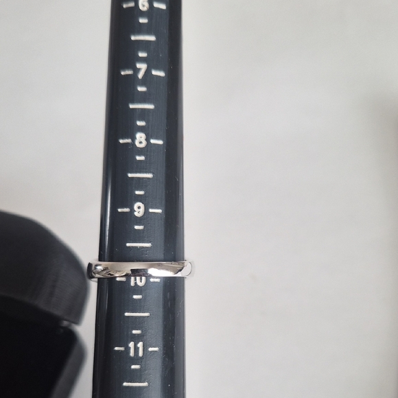 Victoria Wieck Silver and Gold Ring with Clear Gemstone - Picture 2 of 8